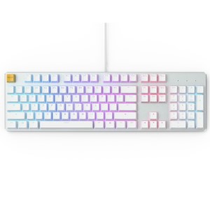 Glorious GMMK White Ice Full Size Mechanical Keyboard