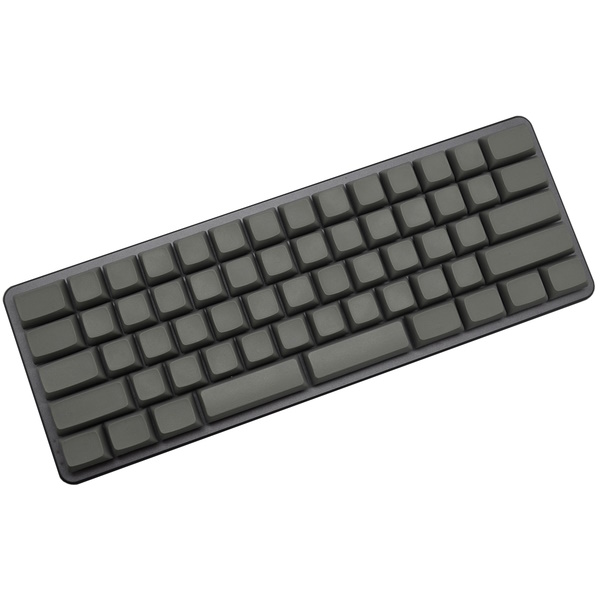 0.01 Z62 Dark Grey Blank 60% Mechanical Keyboard