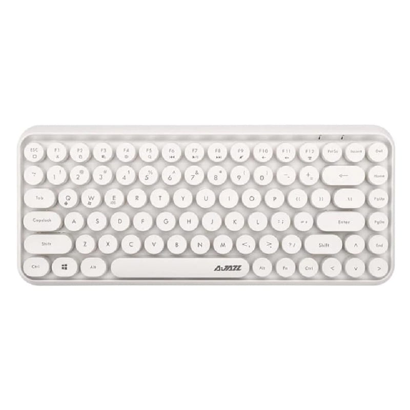 Ajazz 308i White Bluetooth 75% Mechanical Keyboard