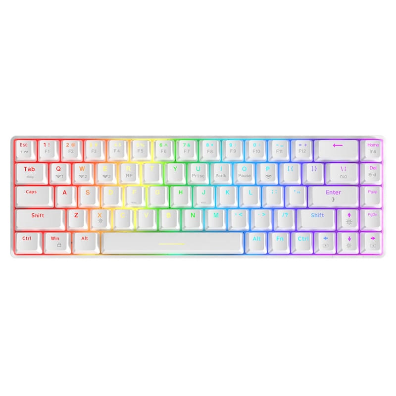 Ajazz K685T White RGB 65% Mechanical Keyboard