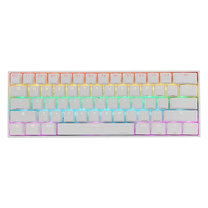 Anne Pro 2 White Bluetooth RGB 60% Mechanical Keyboard