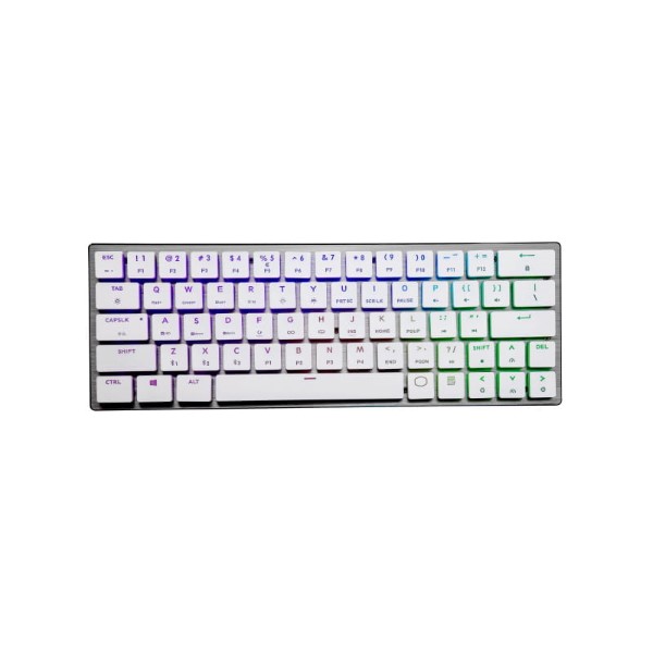 Cooler Master SK621 White Low Profile 60% Mechanical Gaming Keyboard