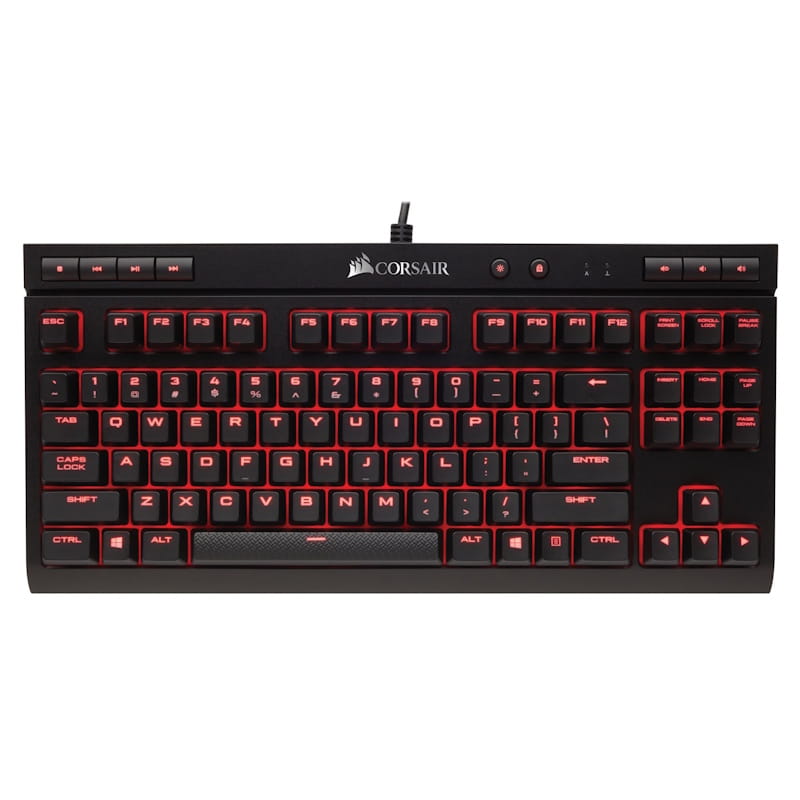 Corsair K63 Red LED TKL Mechanical Gaming Keyboard