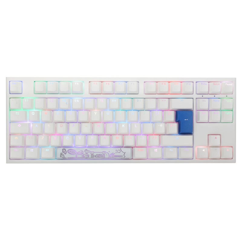 Ducky One 2 Pure White RGB TKL Mechanical Keyboard