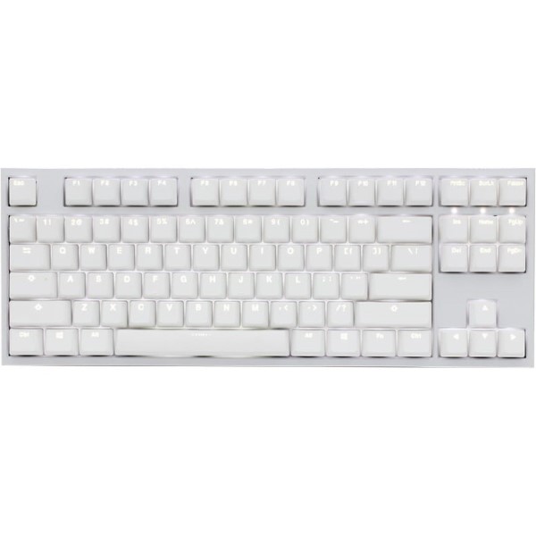 Ducky One 2 White Edition RGB TKL Mechanical Keyboard
