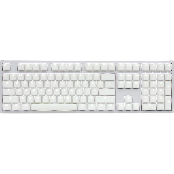 Ducky One 2 White Edition RGB Full Size Mechanical Keyboard