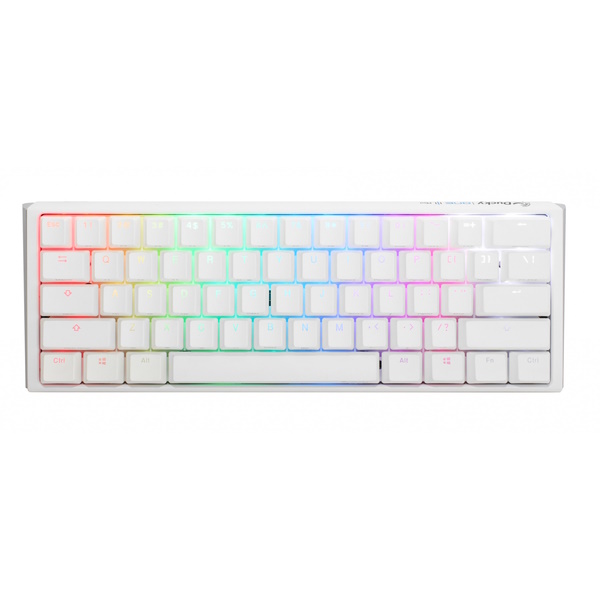 Ducky One 3 Mini Pure White 60% Mechanical Keyboard