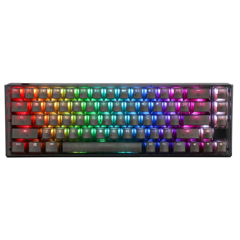 Ducky One 3 SF Aura Clear Black 65% Mechanical Keyboard