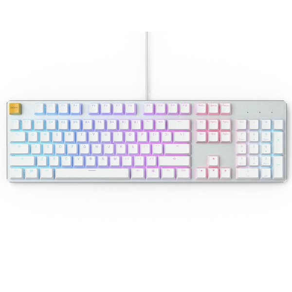 Glorious GMMK White Ice Edition Full Size Mechanical Gaming Keyboard