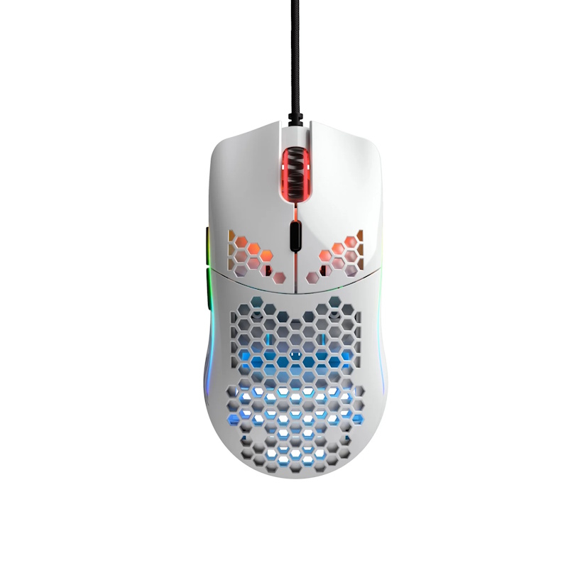 Glorious Model O Minus Glossy White Gaming Mouse