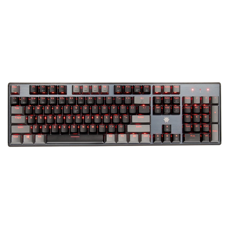 Hexgears DeathStrike GK715 Mechanical Gaming Keyboard (Black & Gray)