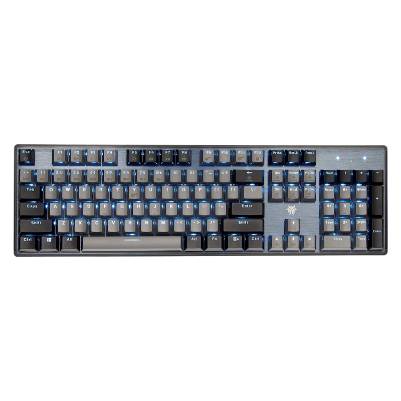 Hexgears DeathStrike GK715 Mechanical Gaming Keyboard (Gray & Black)