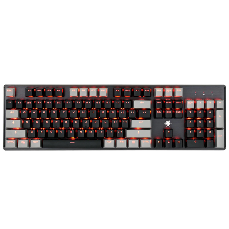 Hexgears DeathStrike GK715s Mechanical Gaming Keyboard (Black & Gray)