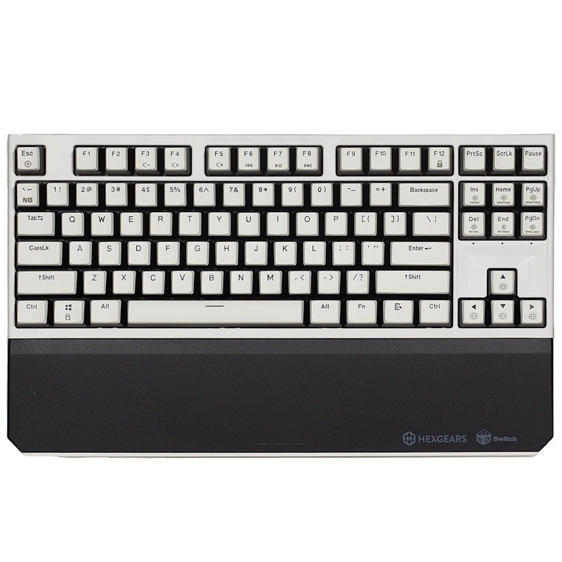 Hexgears PowerBlade X3 TKL Wireless Mechanical Keyboard (White & Black Translucent)