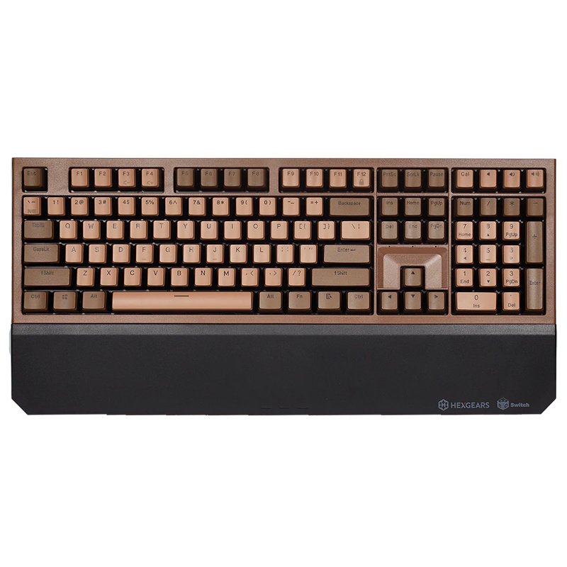 Hexgears PowerBlade X5 Wireless Mechanical Keyboard (Coffee Translucent)