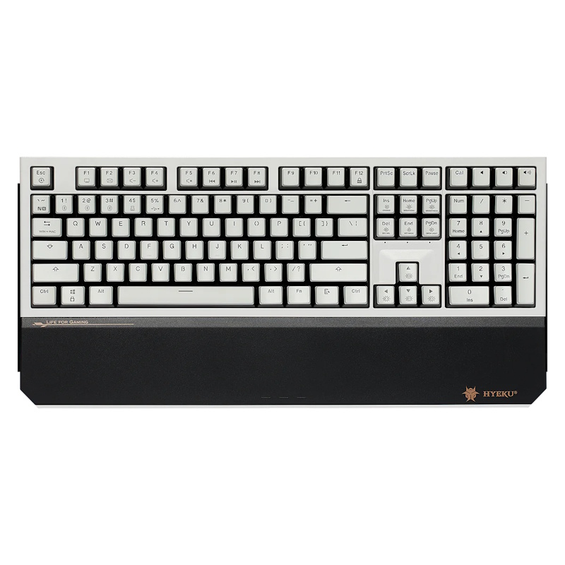 Hexgears PowerBlade X5 Pro Wireless Mechanical Keyboard (White & Black)