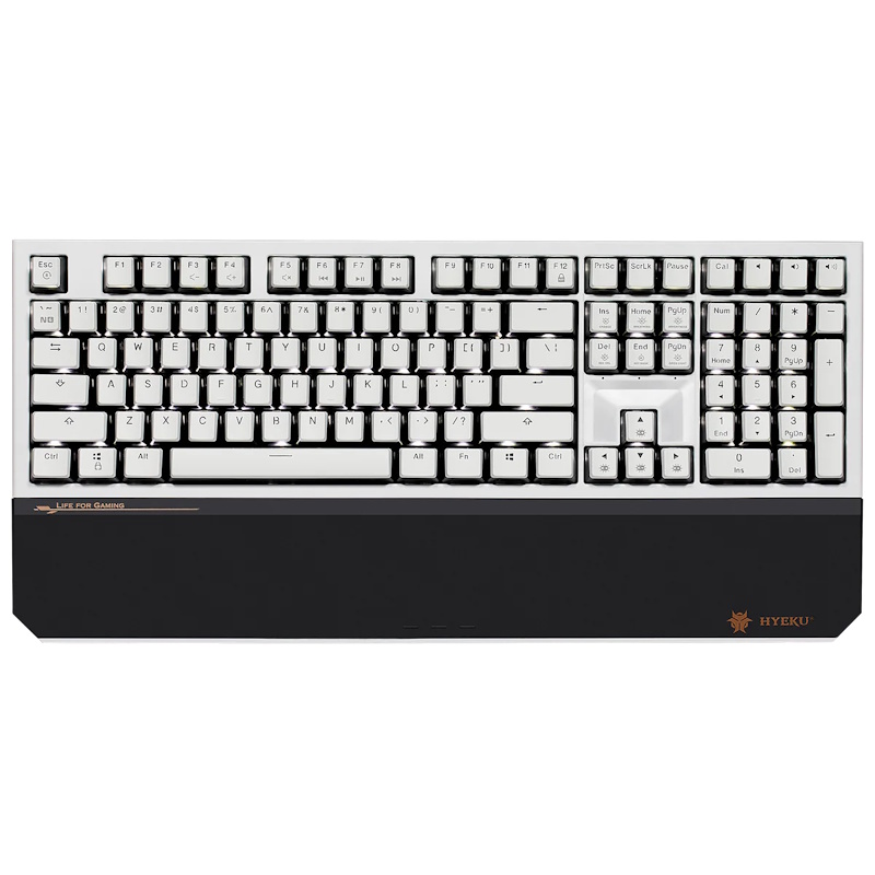 Hexgears PowerBlade X5 Wireless Mechanical Keyboard (White & Black)