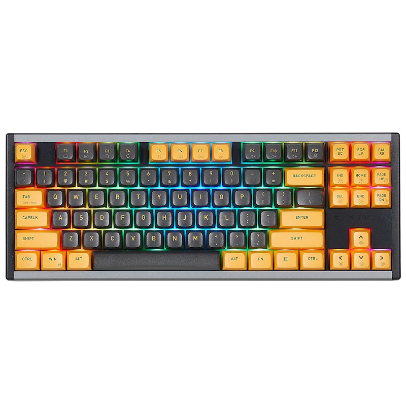 Hexgears ShadowKey I3 TKL Mechanical Keyboard (Gray & Yellow)