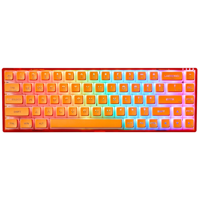 Hexgears Soda Orange RGB Wireless 65% Mechanical Gaming Keyboard