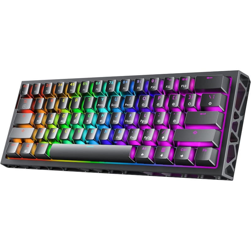 HK Gaming GK61HE RGB 60% Mechanical Keyboard (CNC Black)