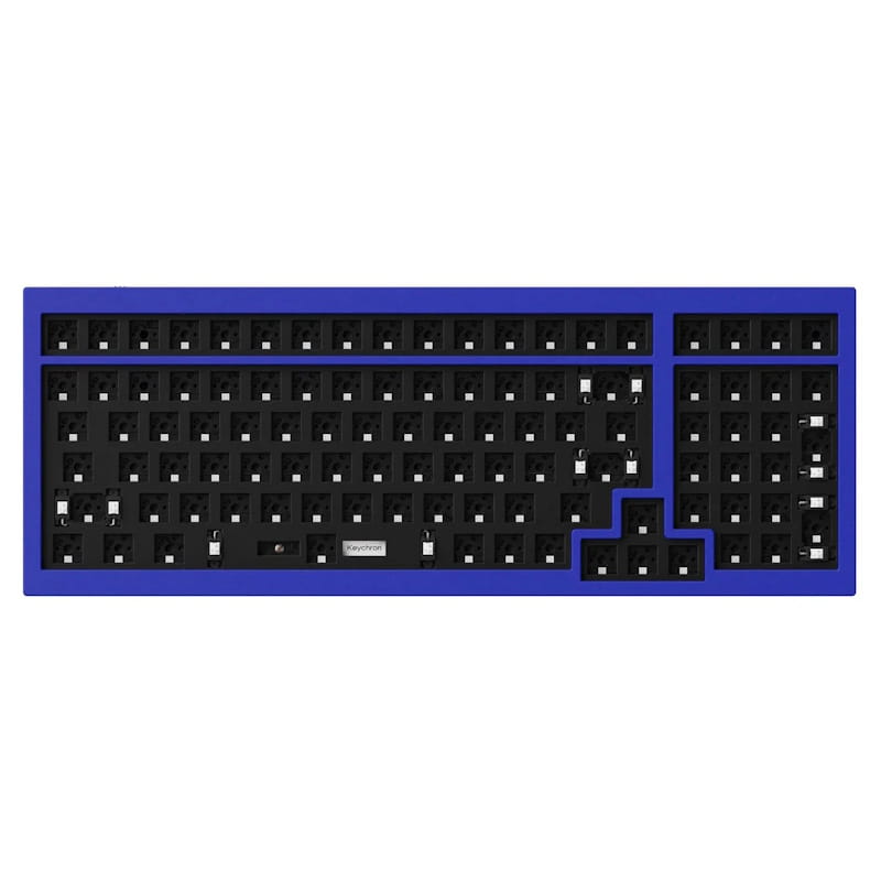 Keychron Q5 Blue Aluminum Barebones Mechanical Keyboard