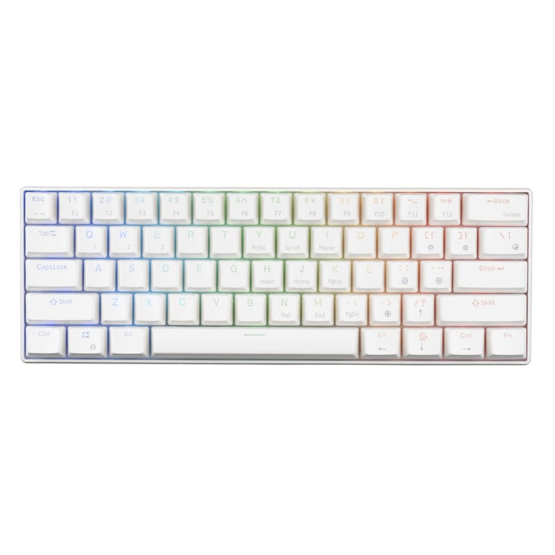 Meko Blink White 60% Mechanical Keyboard