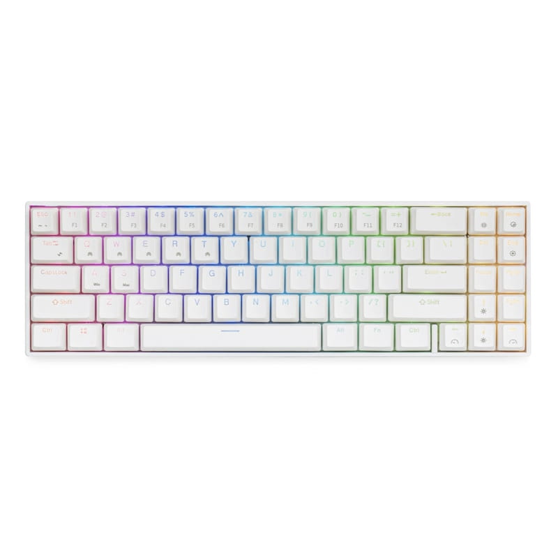 Meko Push White 65% Mechanical Keyboard