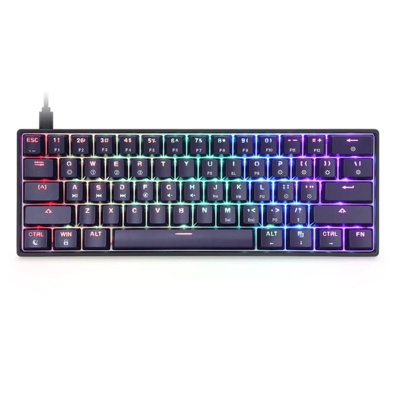 Skyloong SK61 RGB 60% Optical Mechanical Keyboard (Black)