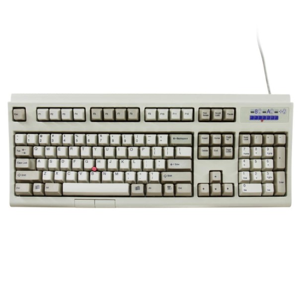 Unicomp EnduraPro White Buckling Spring Keyboard