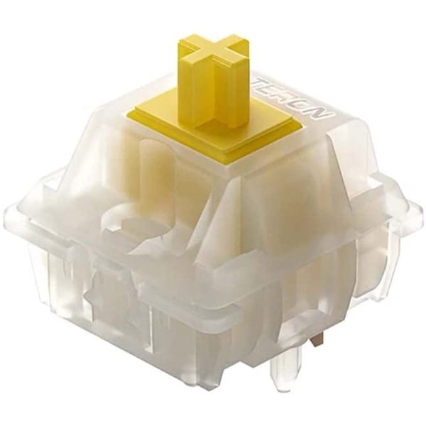Gateron Milky Yellow Switches (Linear 50g - PCB Mount)