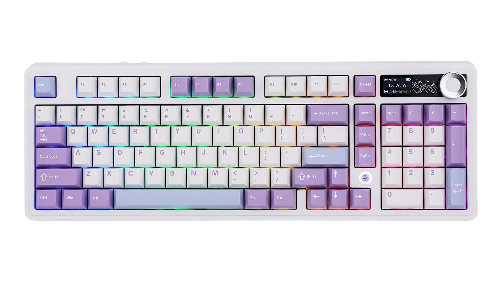 AJAZZ AK980 1800 Layout Mechanical Keyboard in White