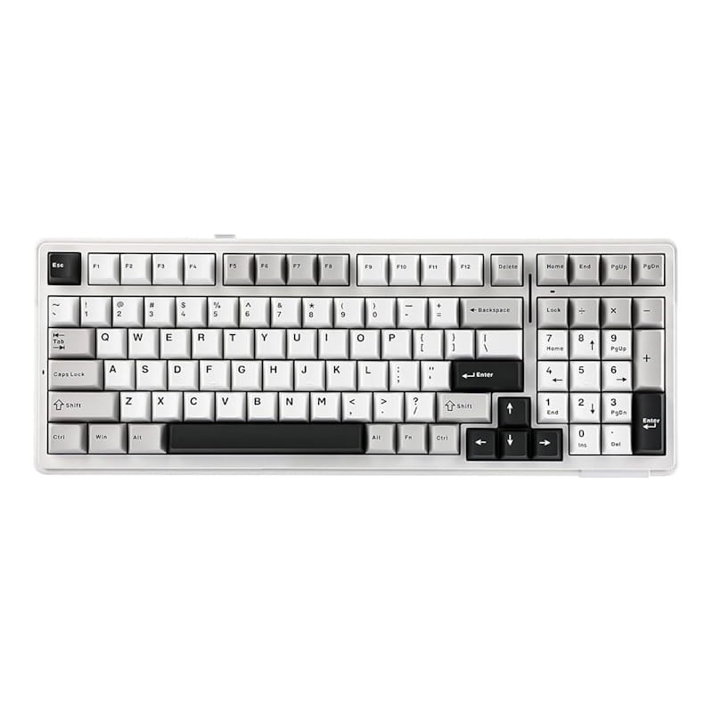 Epomaker x AULA F99 (Black White Grey) Mechanical Keyboard