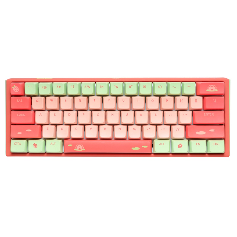 Ducky x MK Strawberry Frog One 3 Mini Mechanical Keyboard