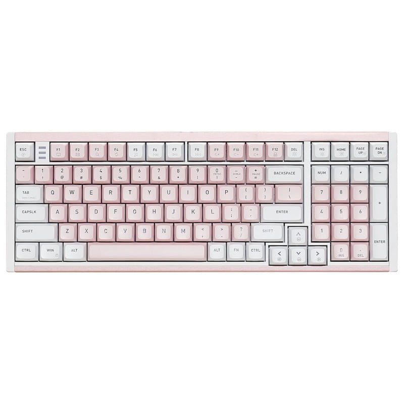 Hexgears ShadowKey I4 RGB Mechanical Keyboard (Pink & White)