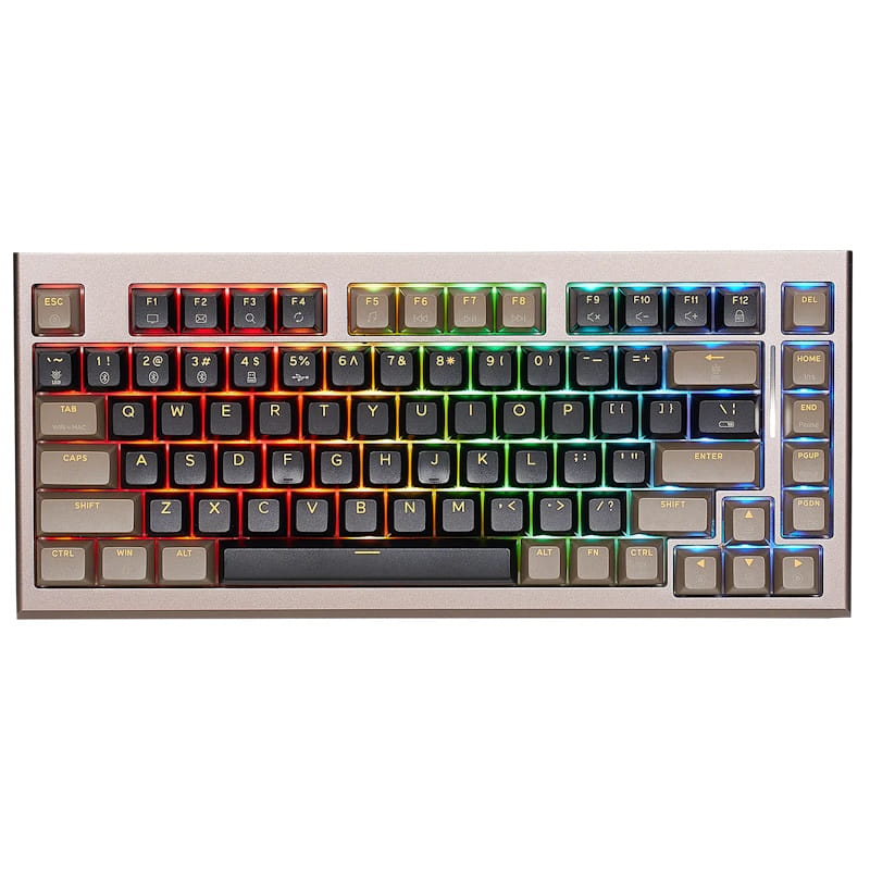 Hexgears Synergy Z2 RGB Wireless 75% Mechanical Keyboard (Black Bronze)