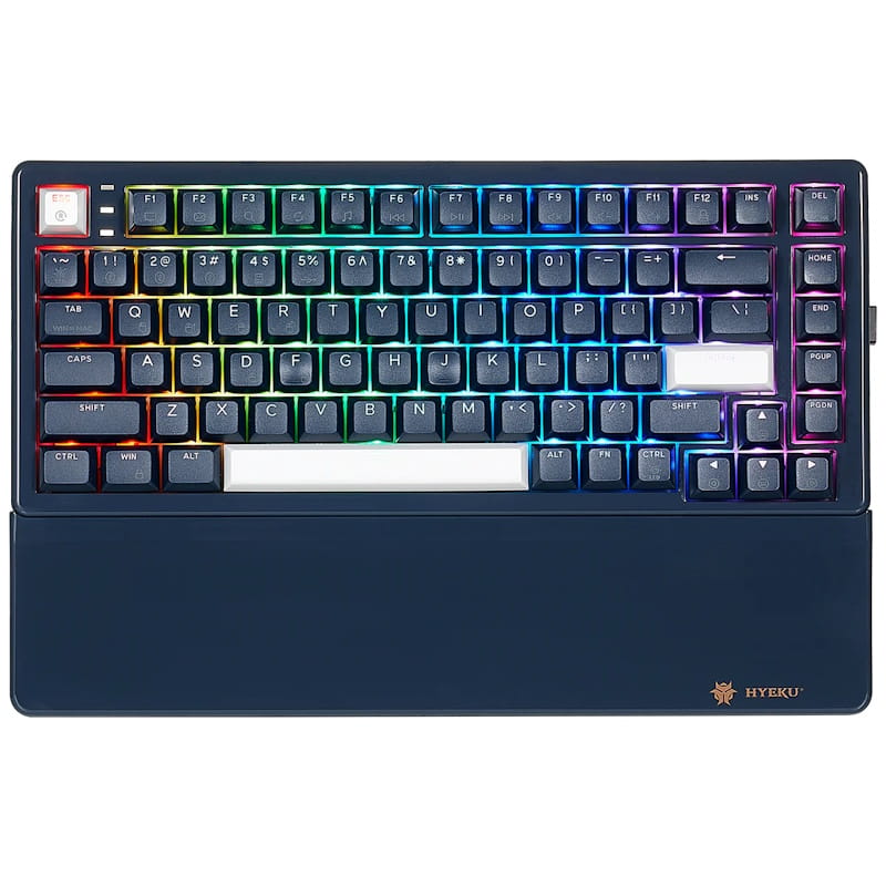 Hexgears WarpSpeed E2 Pro RGB Wireless 75% Mechanical Gaming Keyboard (Blue)