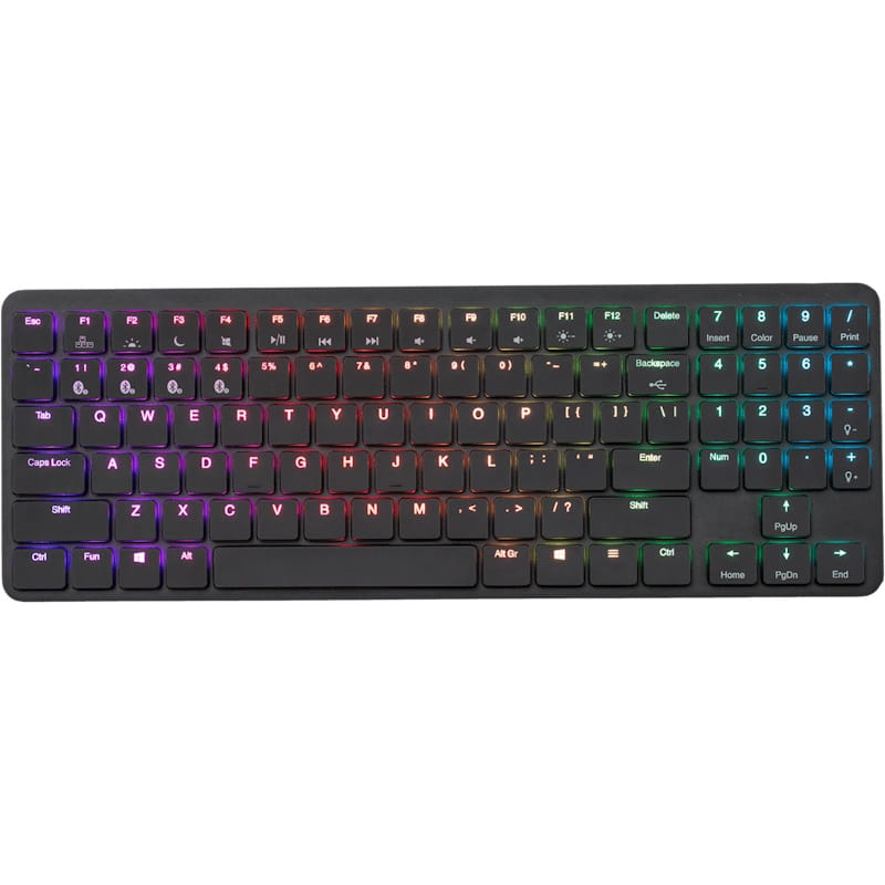 Hexgears X-1 RGB TKL Low Profile Mechanical Keyboard (Black)