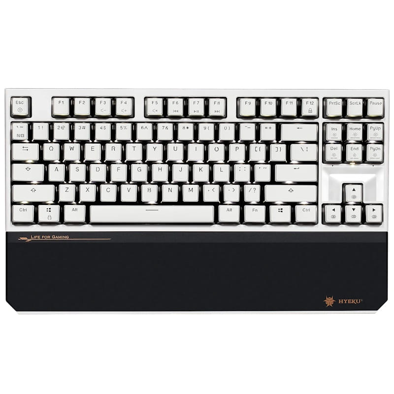 Hexgears PowerBlade X3 Pro TKL Wireless Mechanical Gaming Keyboard (White & Black)