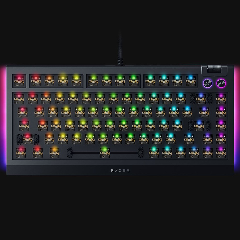 Razer BlackWidow V4 75% Barebones mechanical gaming keyboard