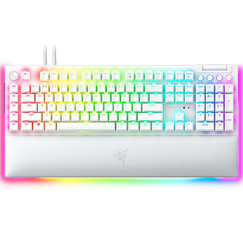 Razer BlackWidow V4 Pro White mechanical gaming keyboard