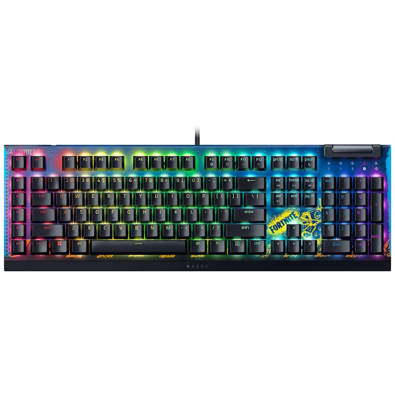 Razer BlackWidow V4 X Fortnite Edition mechanical gaming keyboard