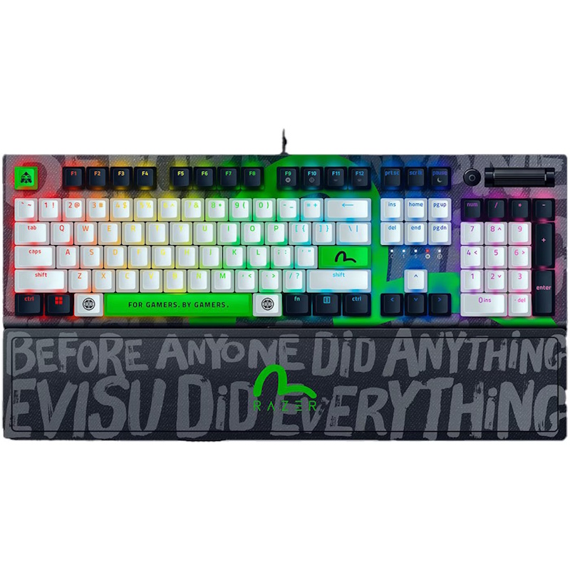 Razer x EVISU BlackWidow V3 mechanical gaming keyboard