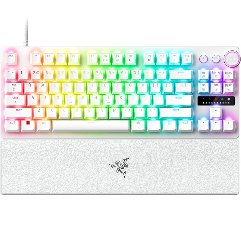 Razer Huntsman V3 Pro Tenkeyless White optical gaming keyboard