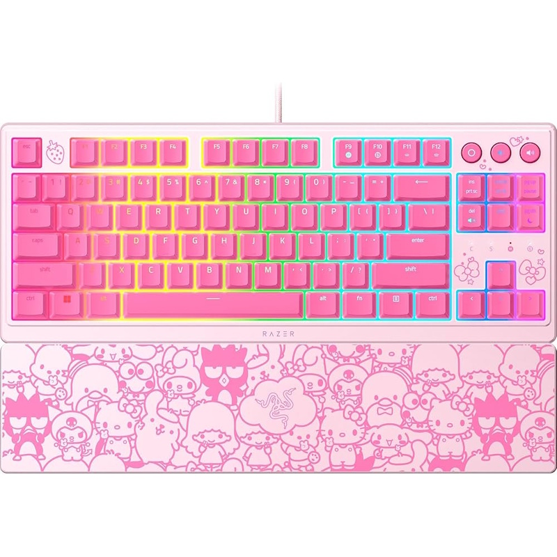 Razer Ornata V3 Tenkeyless Hello Kitty and Friends Edition gaming keyboard