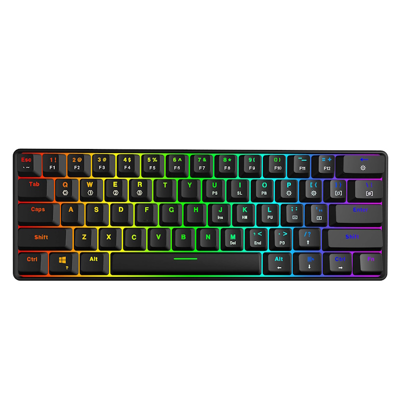 SKYLOONG GK61 RGB 60% Optical Mechanical Keyboard (Black)