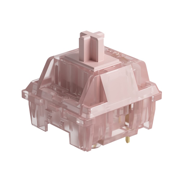 Akko Haze Pink Silent Linear 43g Plate Mount Switches