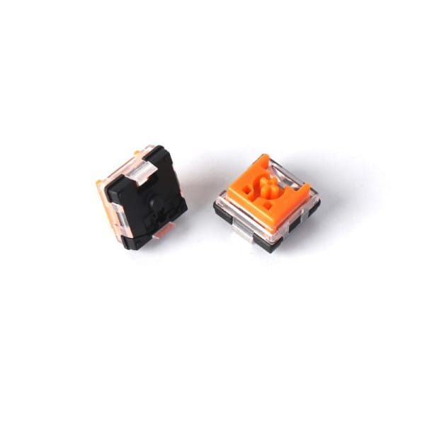 Keychron Low Profile Optical Orange Switches (Clicky 55g - Plate Mount)