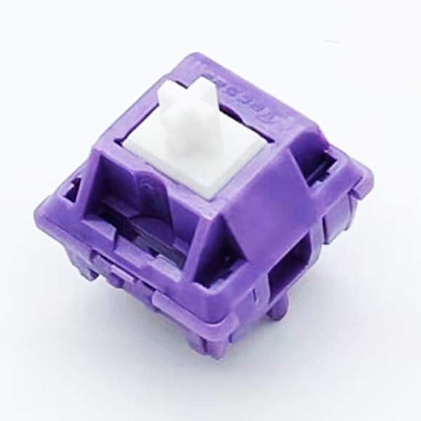 Tecsee Purple Panda Switches (Tactile 55g - PCB Mount)